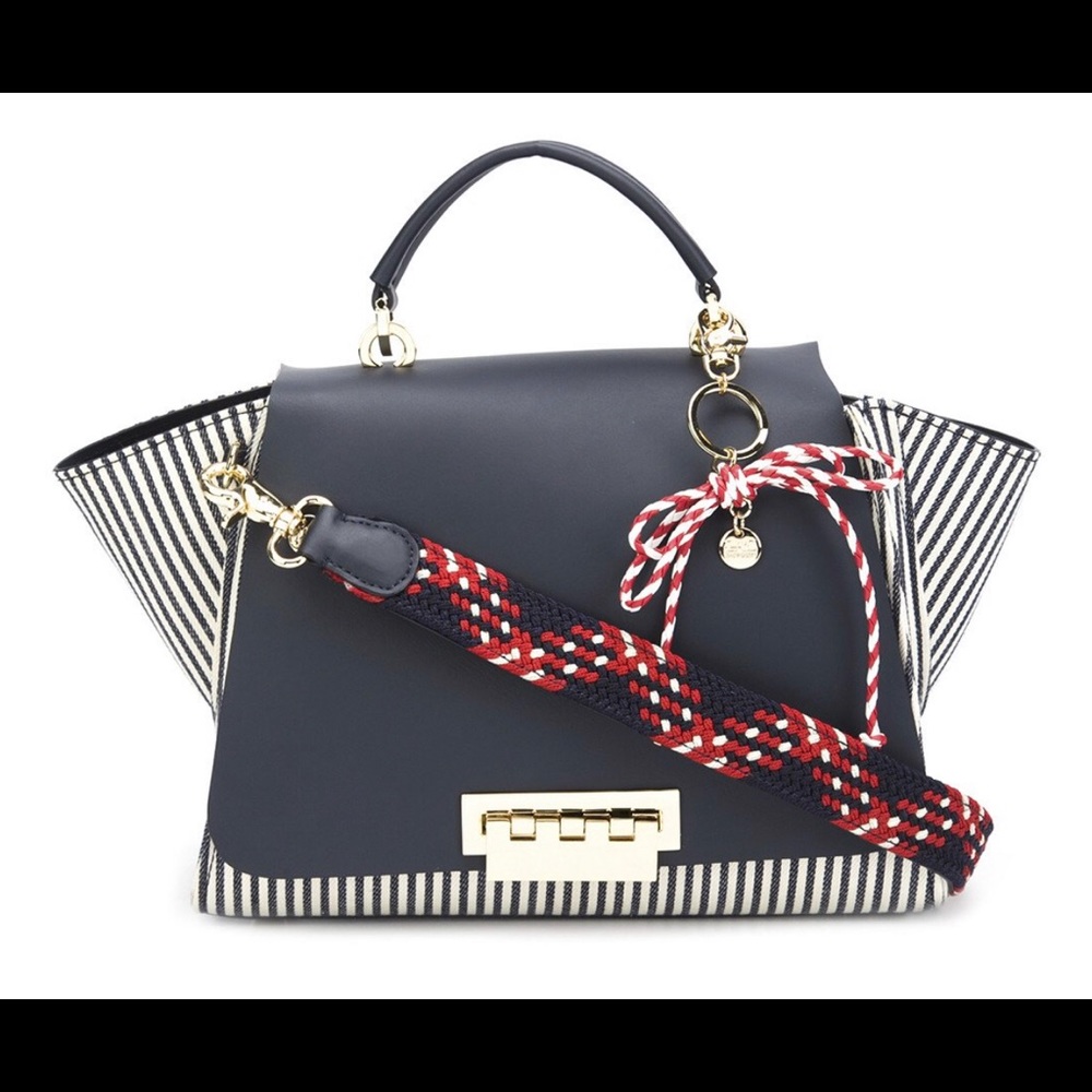 Zac Zac Posen EARTHA ICONIC SOFT STRIPED CANVAS